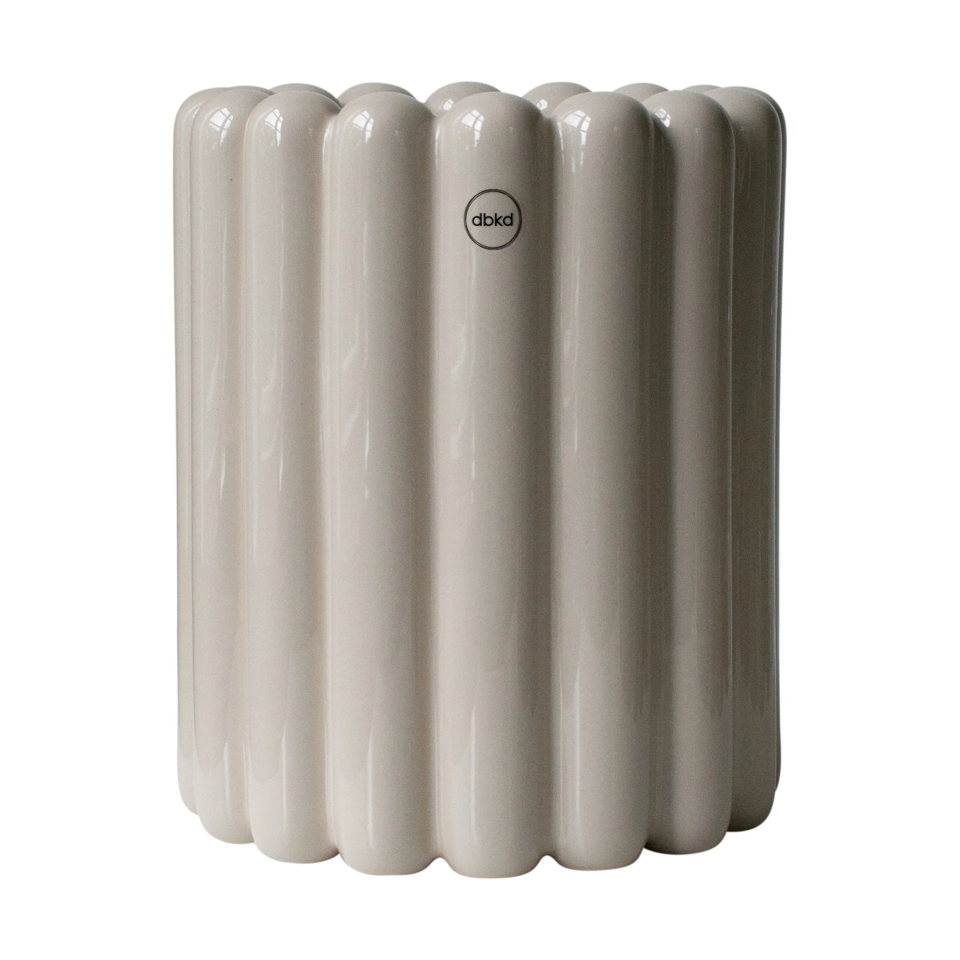 Maceta Mist mediana Ø19x23 cm, Topo brillante DBKD