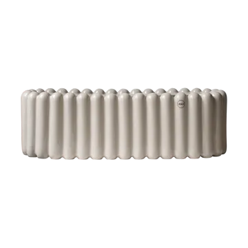 Maceta Mist ovalada - Topo brillante - DBKD