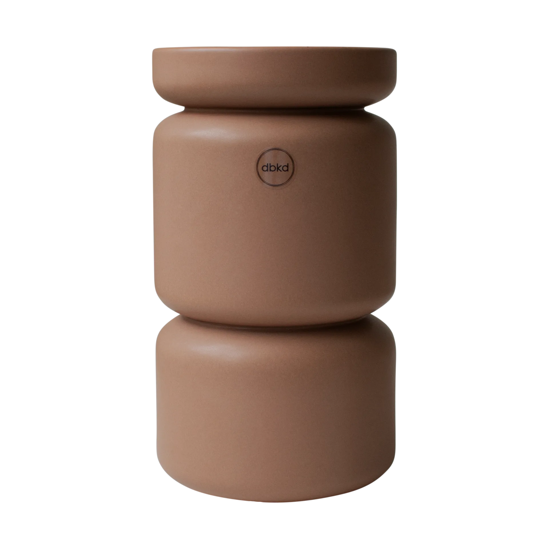 Maceta Neck, Nougat, Ø12x22,5 cm DBKD