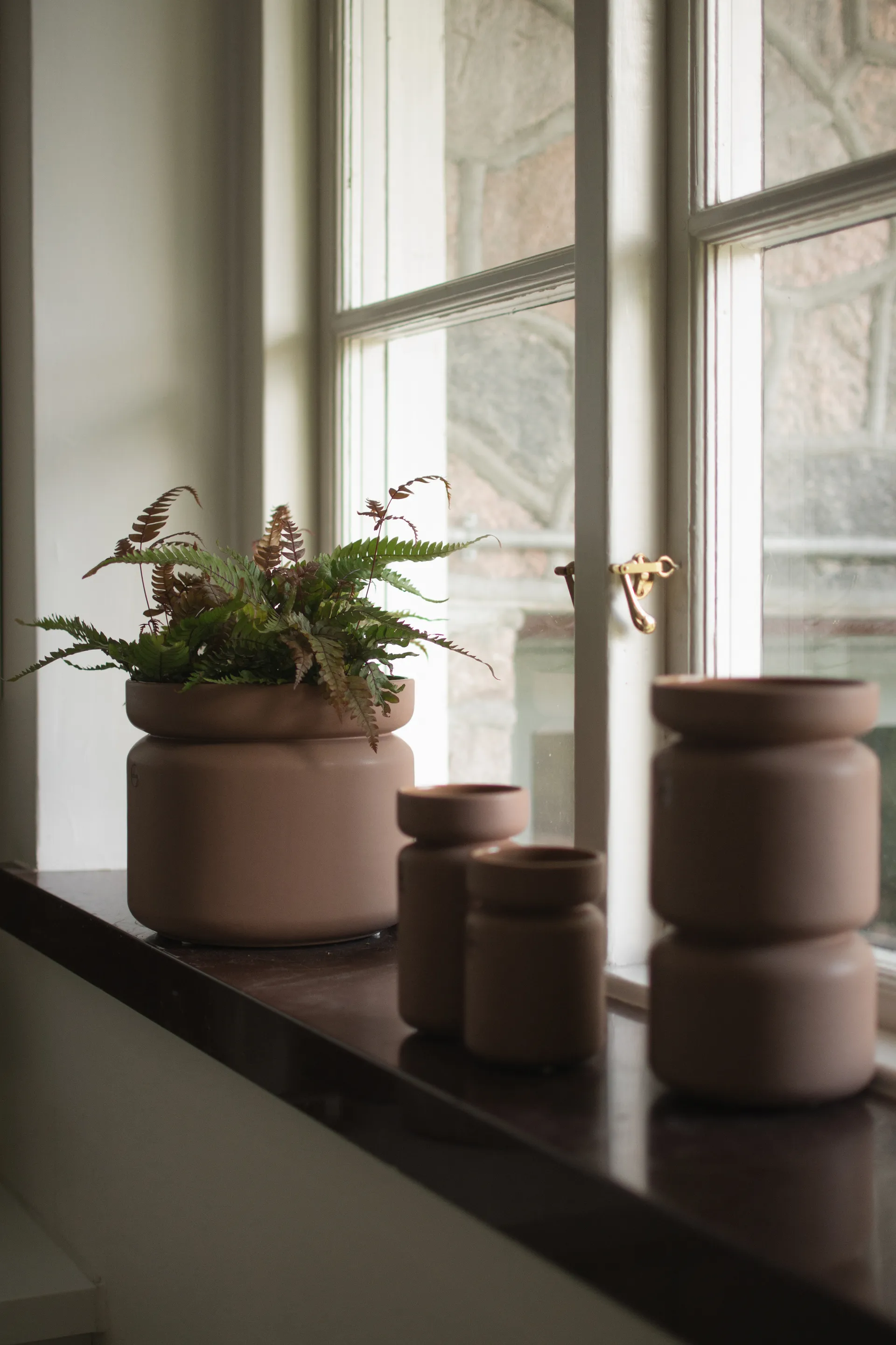 Maceta Neck, Nougat, Ø22,5x20 cm DBKD