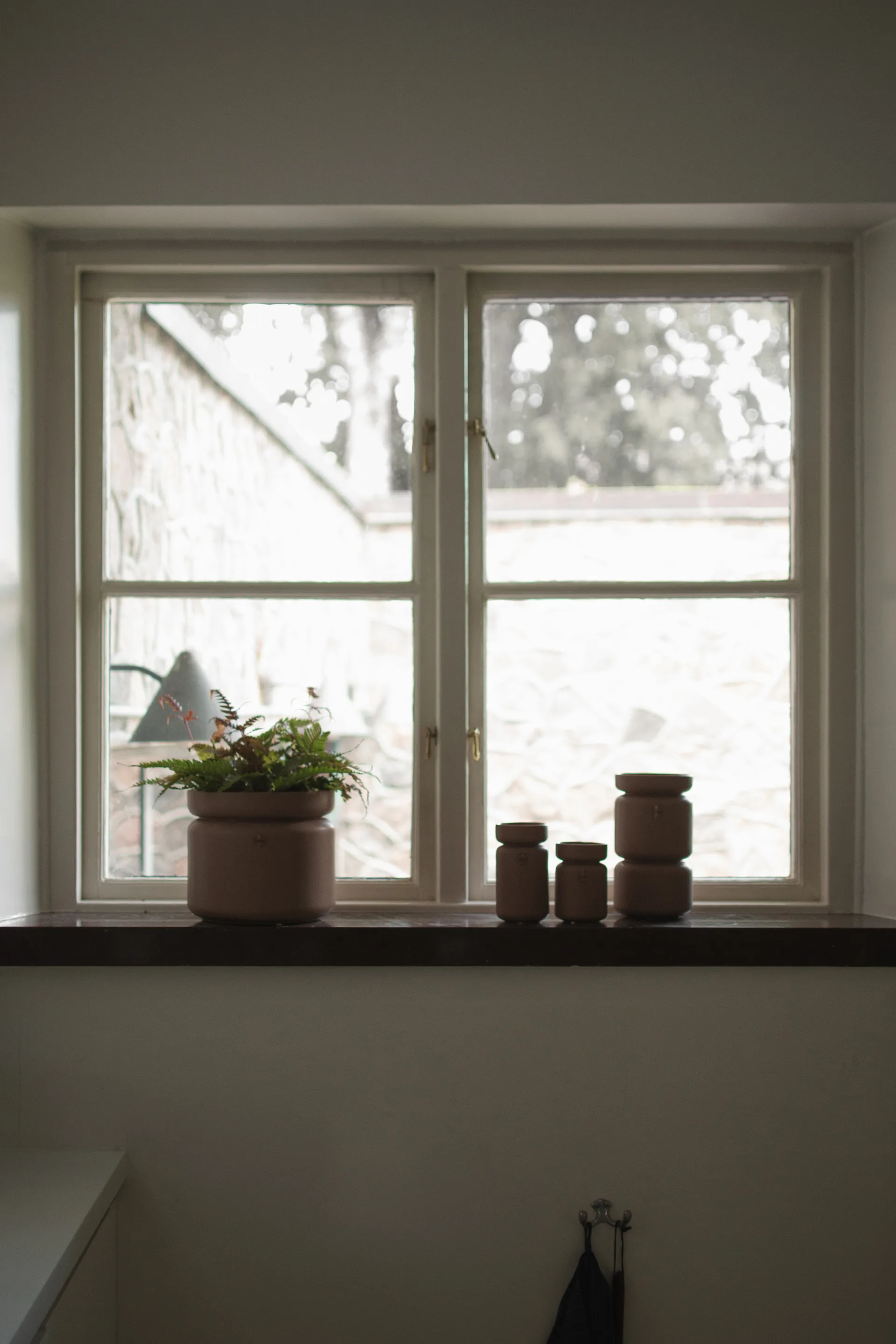 Maceta Neck, Nougat, Ø8x15 cm DBKD