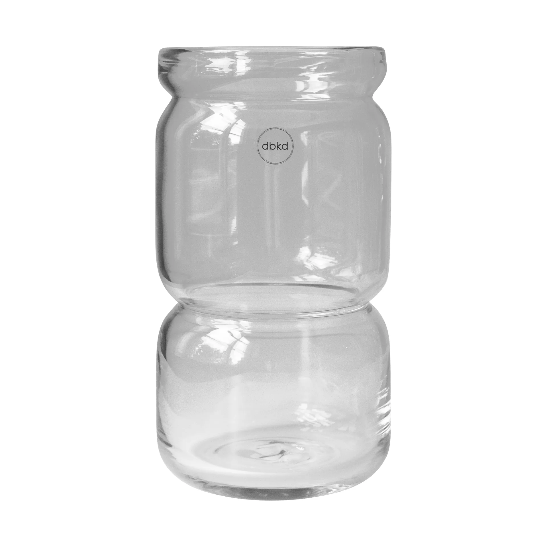 Maceta Neck, Transparente, Ø12x22,5 cm DBKD