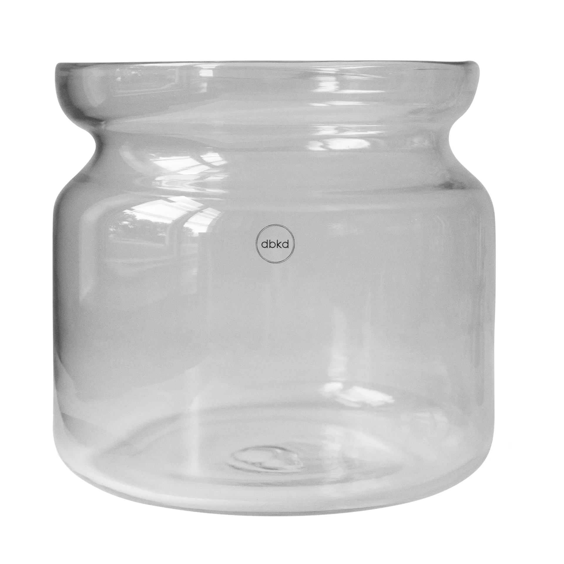 Maceta Neck, Transparente, Ø22,5x20 cm DBKD