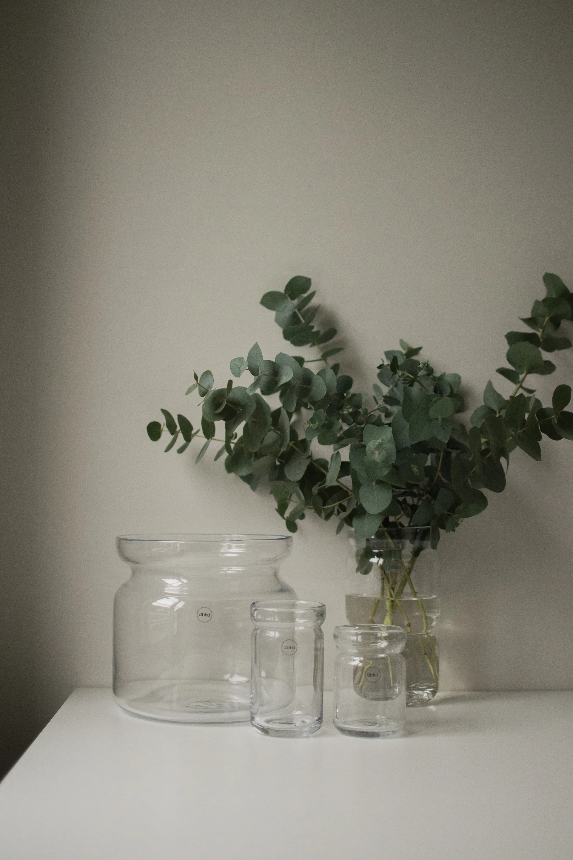 Maceta Neck, Transparente, Ø22,5x20 cm DBKD