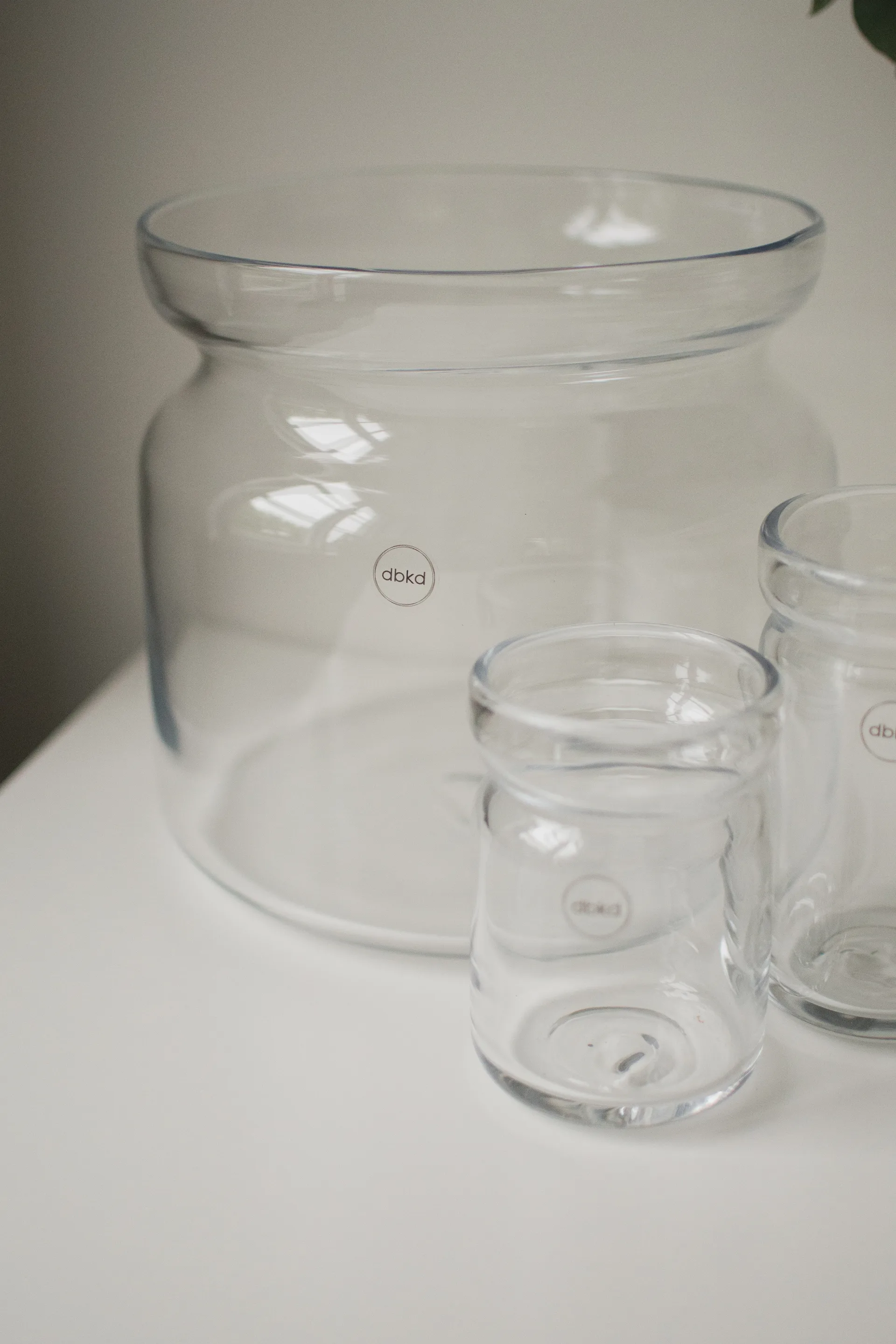 Maceta Neck, Transparente, Ø22,5x20 cm DBKD