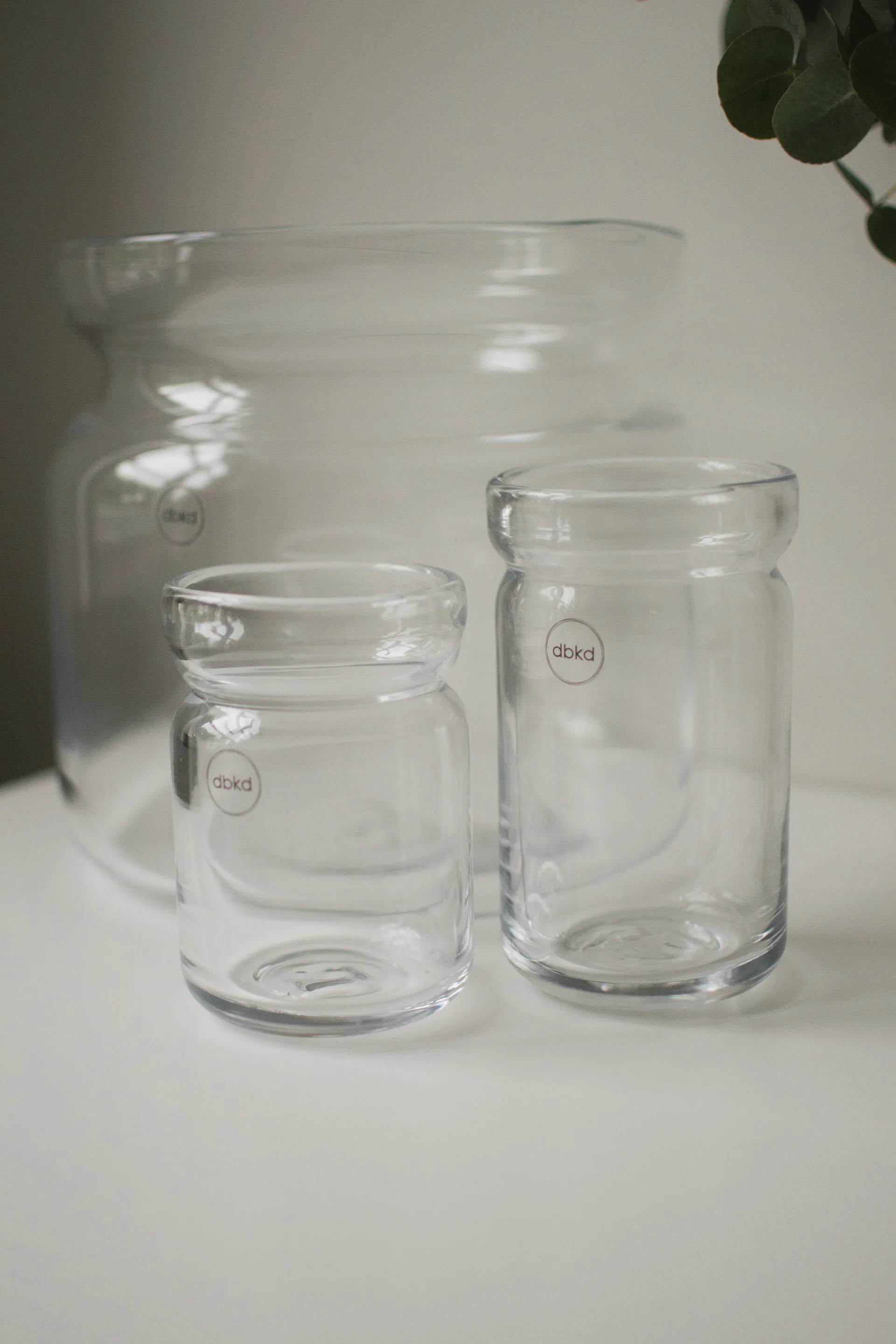 Maceta Neck, Transparente, Ø8x15 cm DBKD