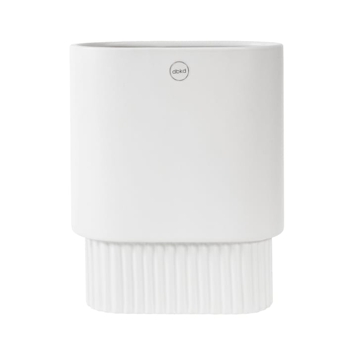 Maceta ovalada Front alta - White - DBKD