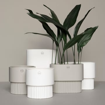 Maceta ovalada Front alta - White - DBKD