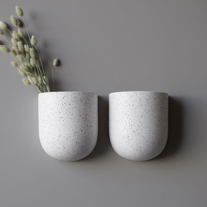 Maceta para colgar en pared Cut white dot, Large DBKD
