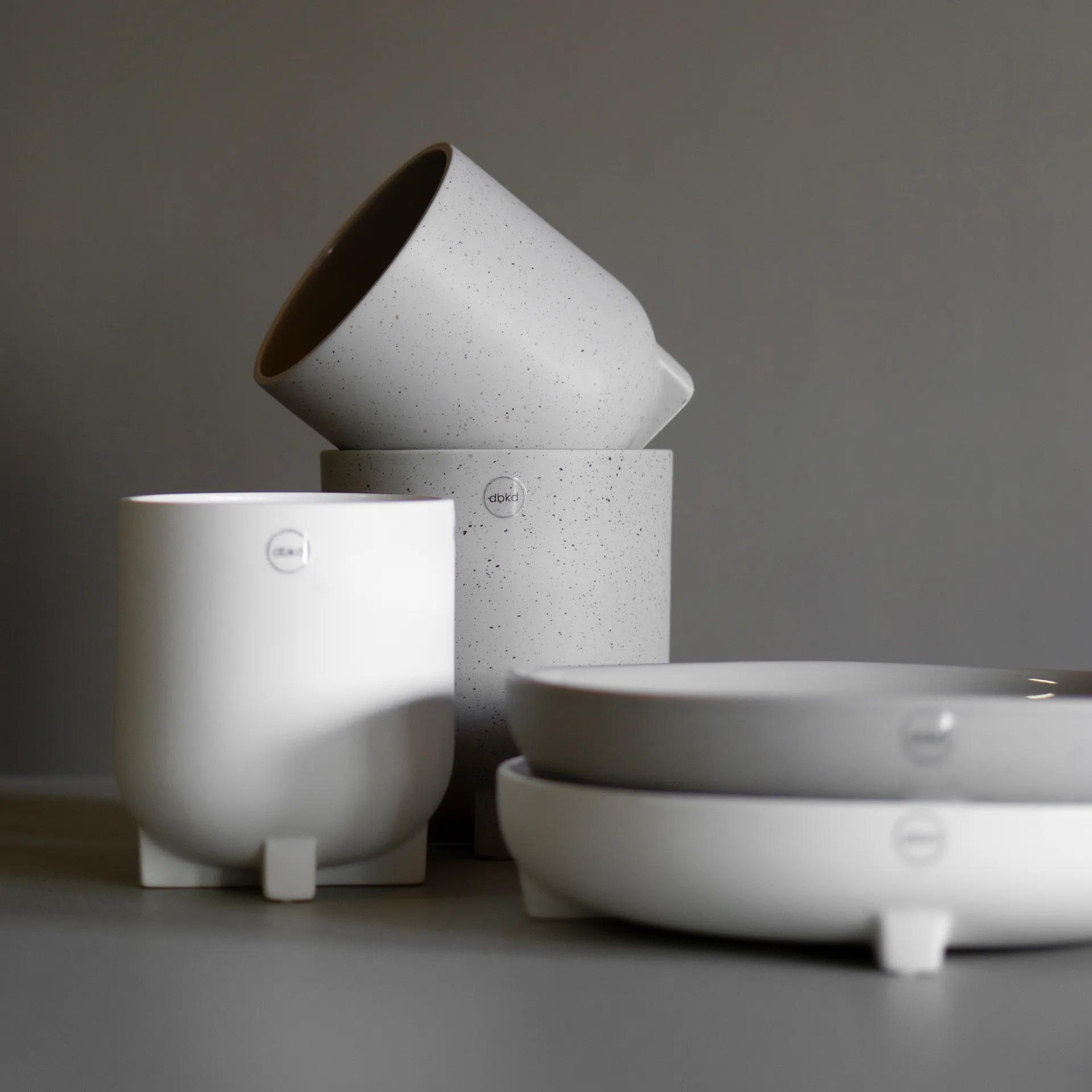 Maceta Plus Ø14 cm, Mole dot DBKD