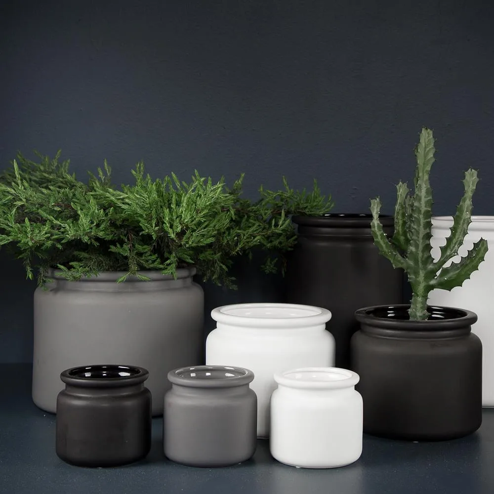 Maceta Pure, blanco, pequeña, Ø 16 cm DBKD