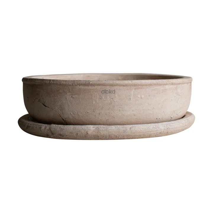 Maceta Terra bowl - Sand, Ø30 × 10,5 cm - DBKD