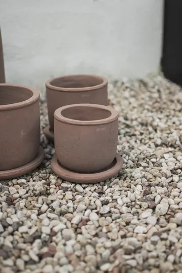 Maceta Terra - Brown, Ø14 × 14 cm - DBKD