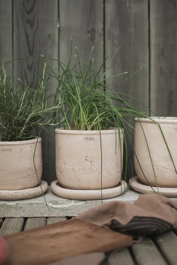 Maceta Terra - Sand, Ø16×16 cm - DBKD