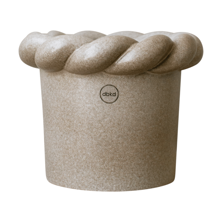 Maceta Twine Ø14 cm - Beige - DBKD