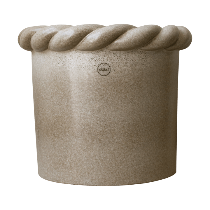 Maceta Twine Ø22 cm - Beige - DBKD