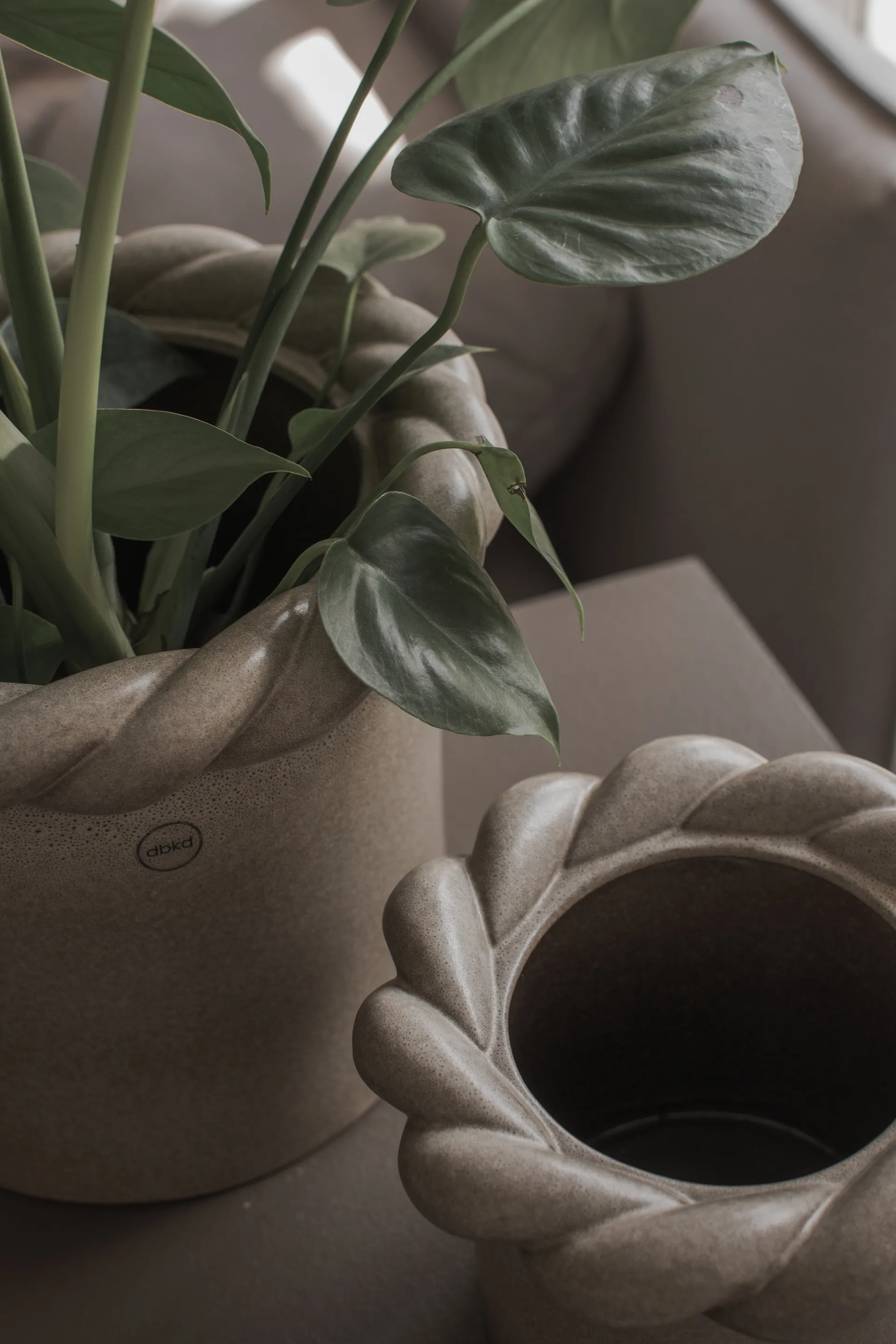 Maceta Twine Ø22 cm, Beige DBKD