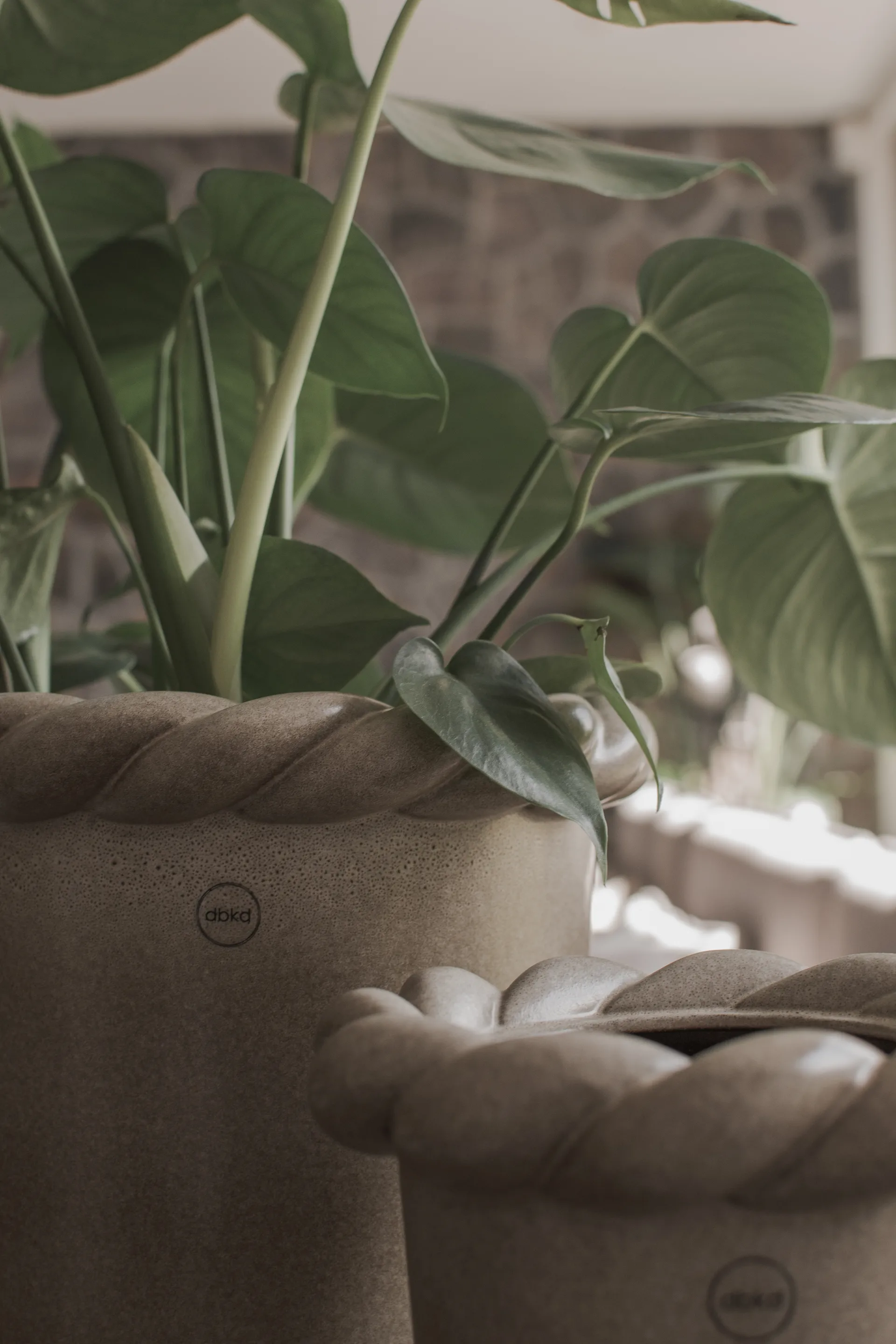 Maceta Twine Ø22 cm, Beige DBKD