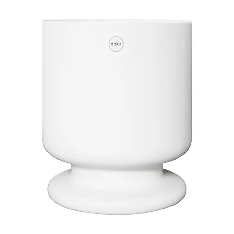 Macetero Soft blanco Ø15 cm, mediano DBKD