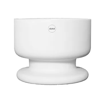 Macetero Soft blanco Ø15 cm - pequeño - DBKD