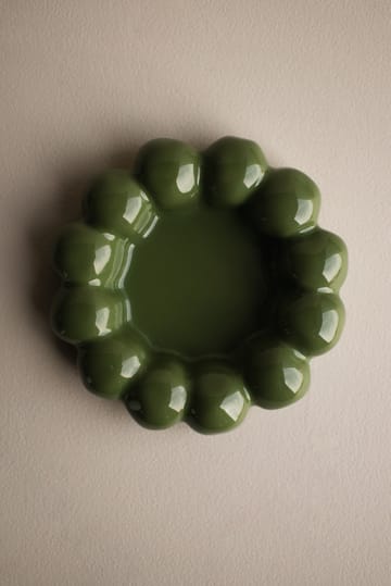 Plato Portavelas Bright Ø17 cm - Verde brillante - DBKD