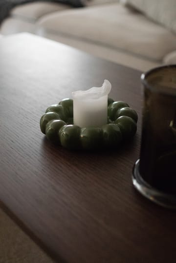 Plato Portavelas Bright Ø17 cm - Verde brillante - DBKD
