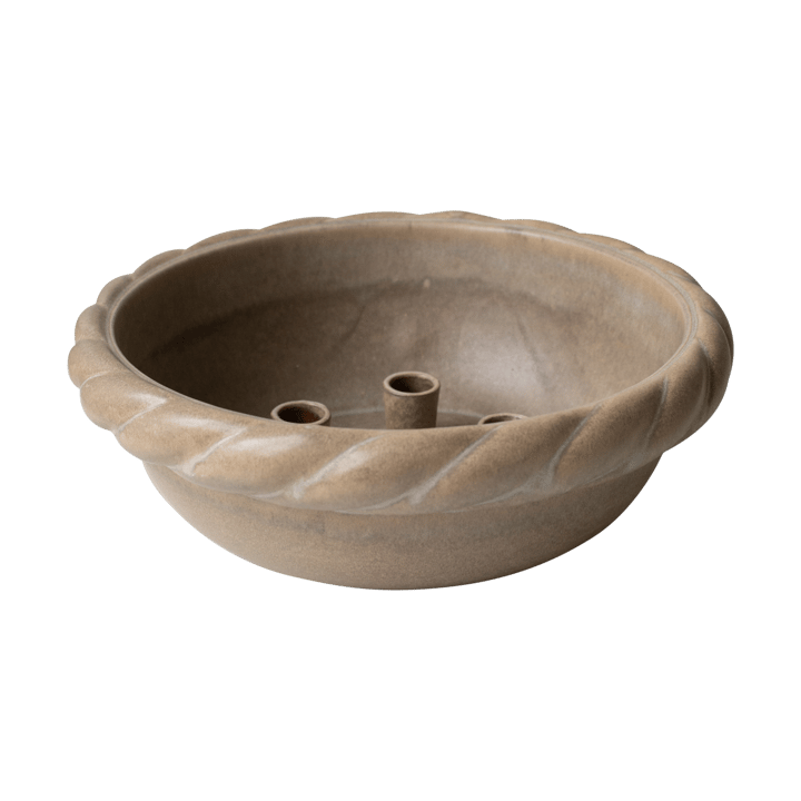 Plato portavelas Twine Ø30 cm - Beige - DBKD