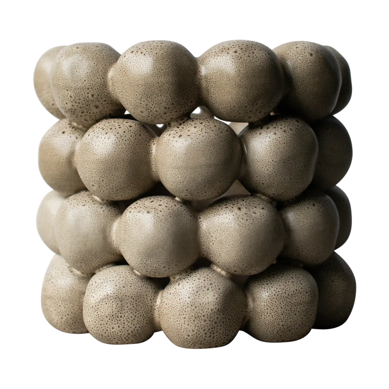 Portavelas Bright Ø17 cm, Beige DBKD