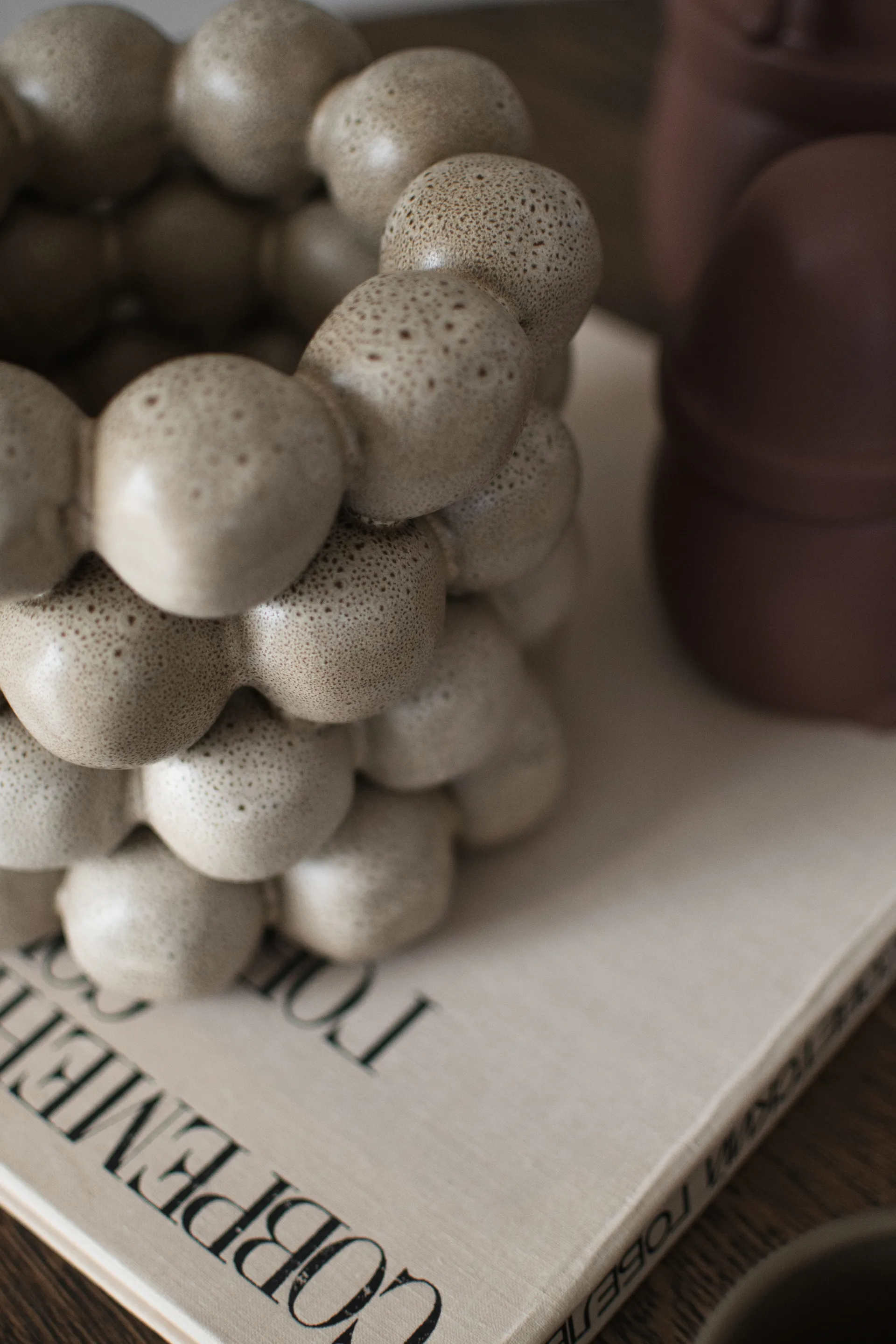 Portavelas Bright Ø17 cm, Beige DBKD