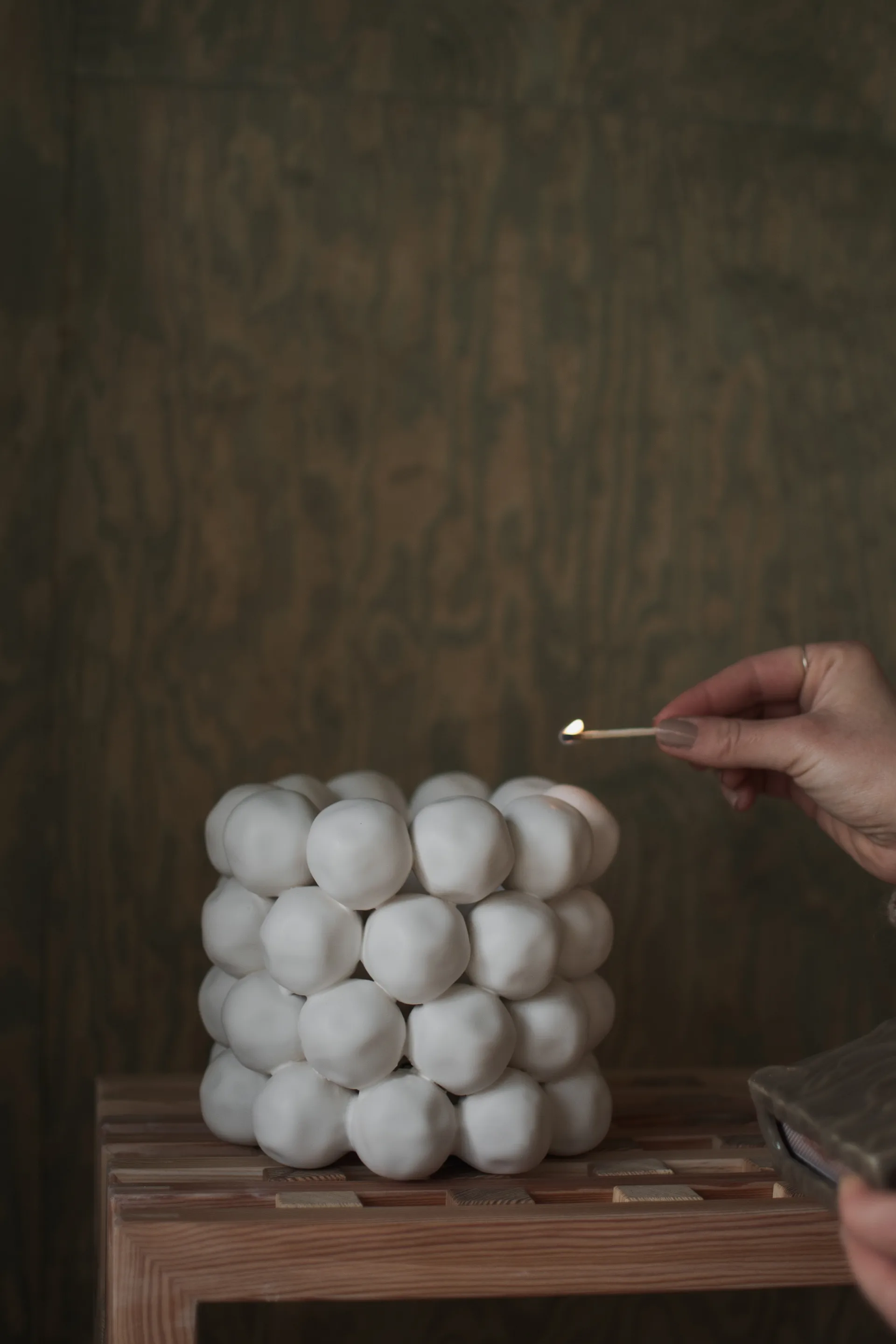 Portavelas Bright Ø17 cm, White DBKD