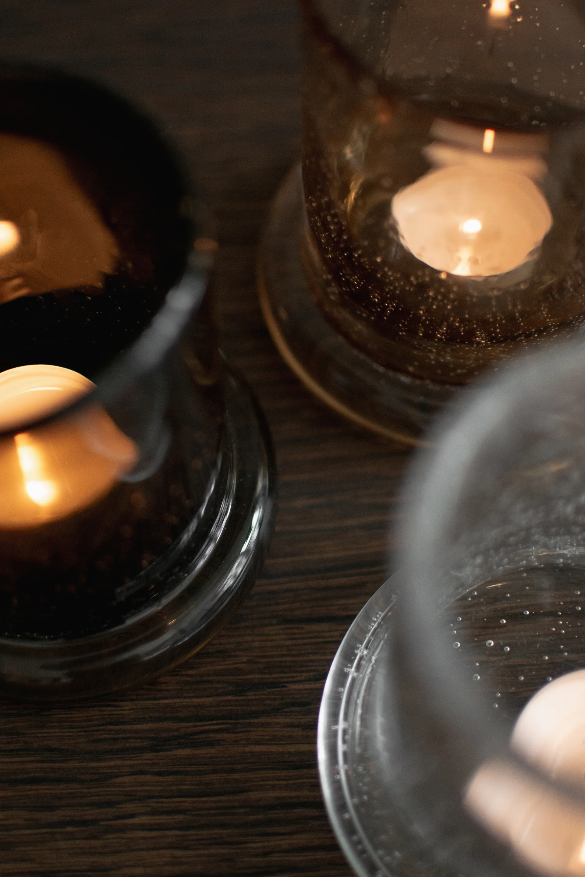 Portavelas Bubble Ø14 cm, Clear DBKD