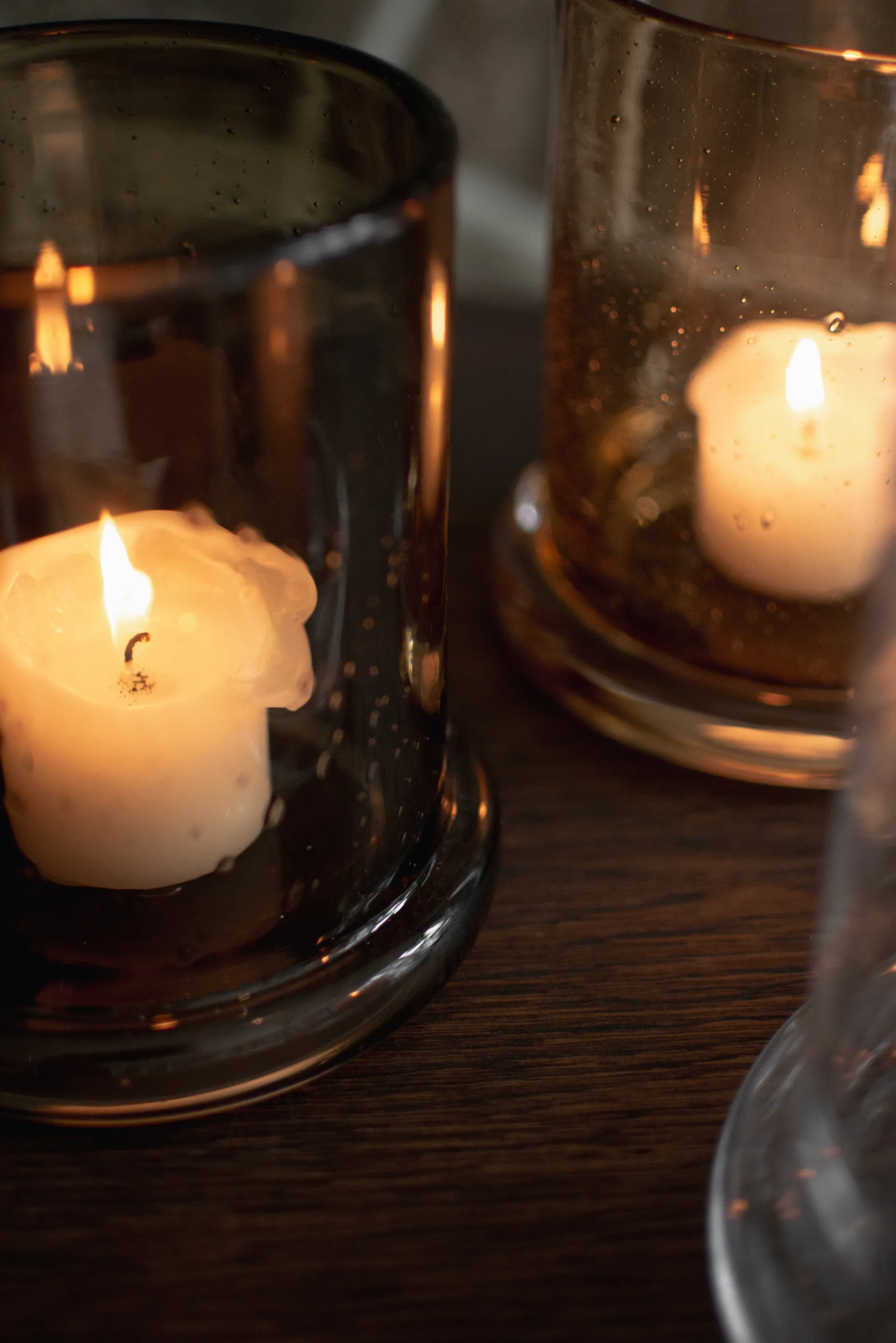 Portavelas Bubble Ø20 cm, Brown DBKD