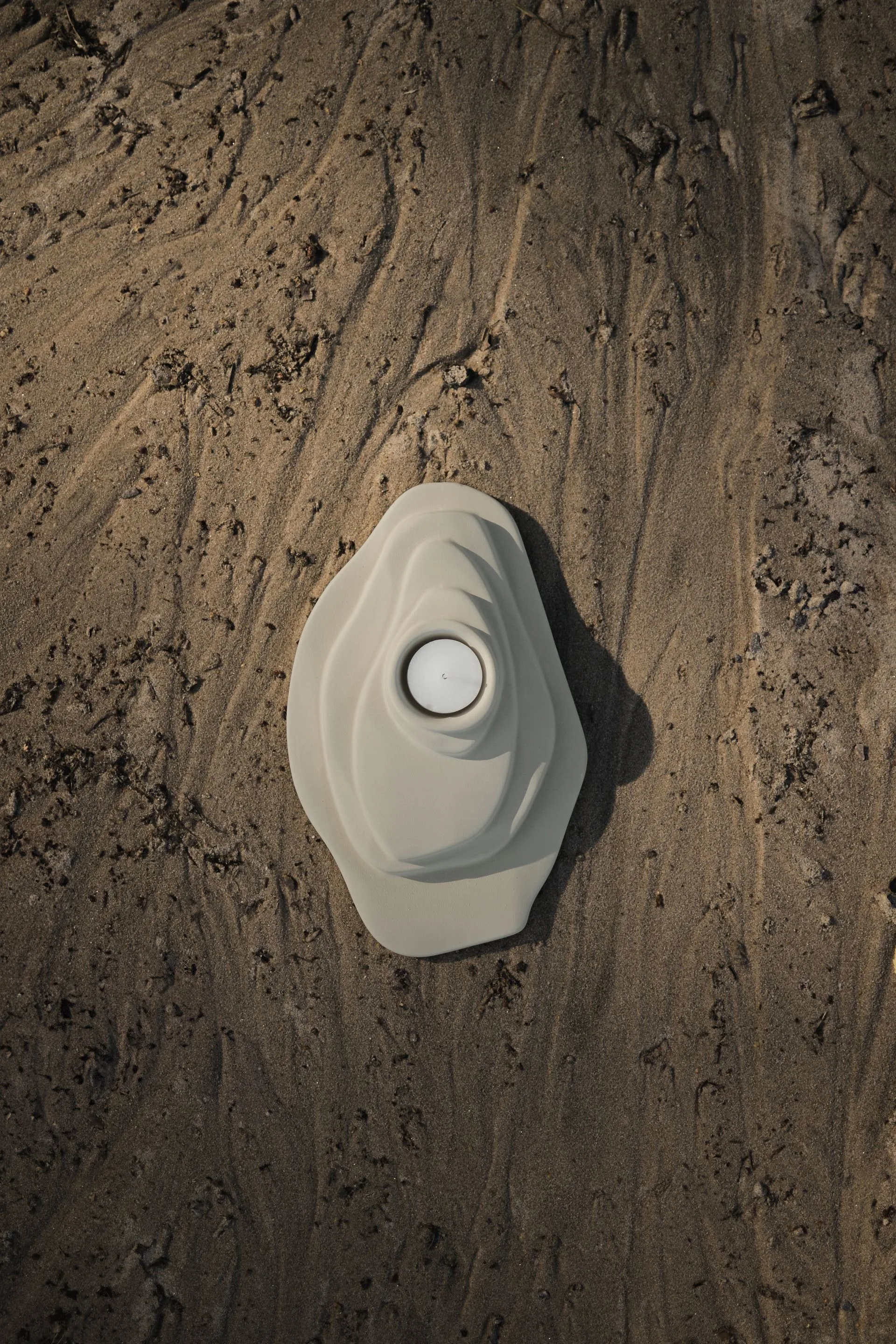 Portavelas Dune, Sandy creme DBKD