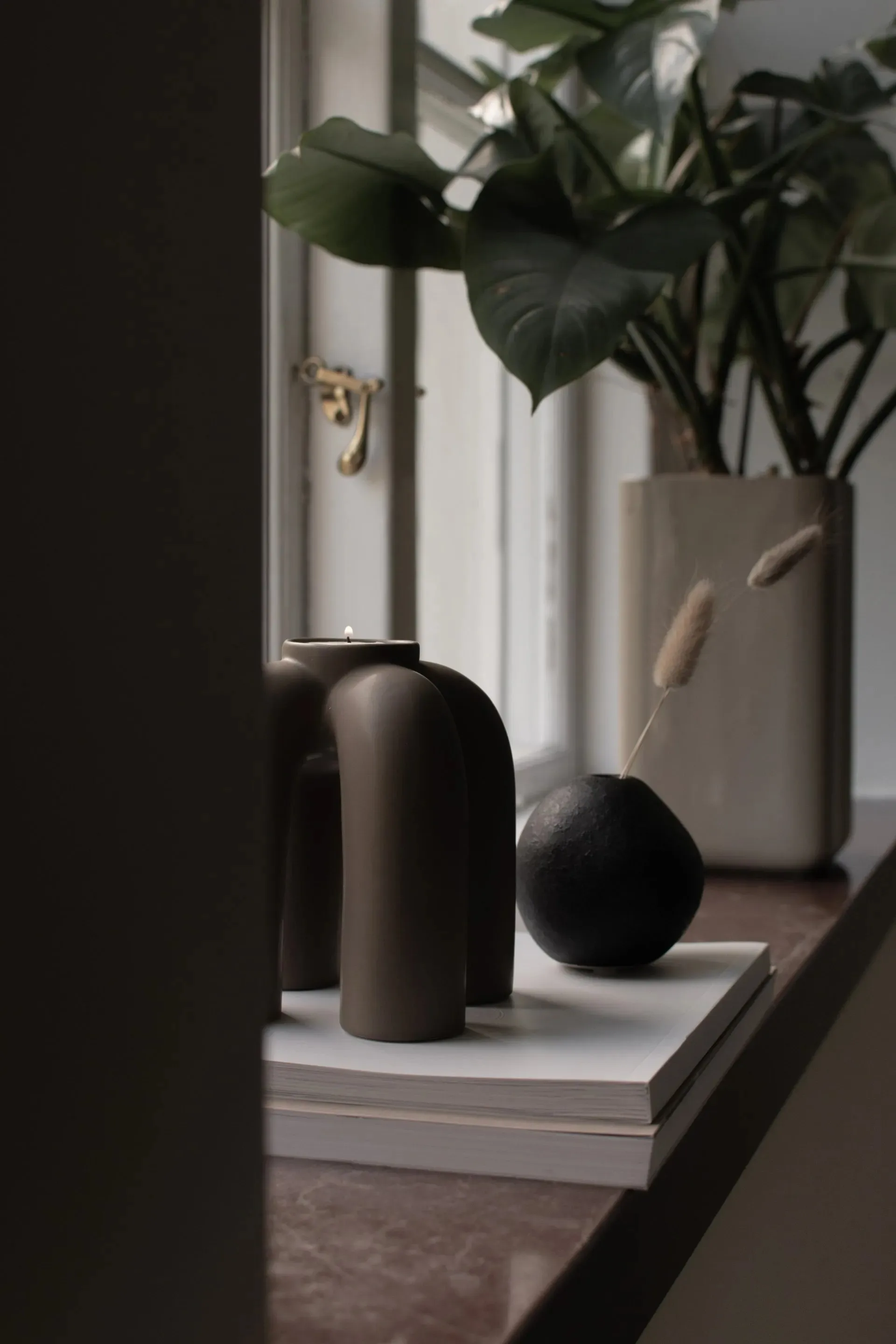 Portavelas para vela pequeña Rope 14x14 cm, Dust DBKD