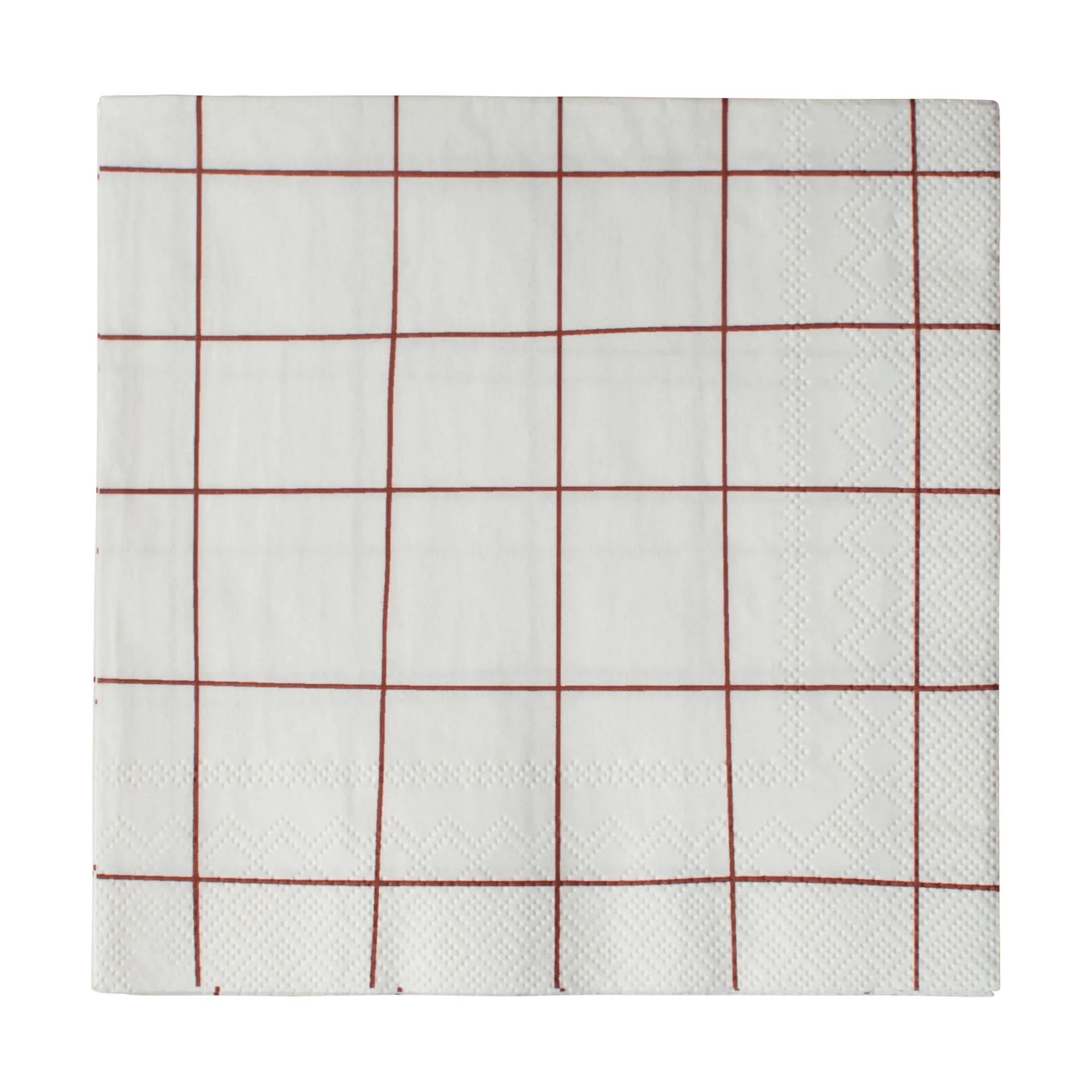 Servilleta de papel Square 33x33 cm paquete de 20, Dark red DBKD