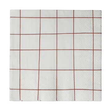 Servilleta de papel Square 33x33 cm paquete de 20 - Dark red - DBKD