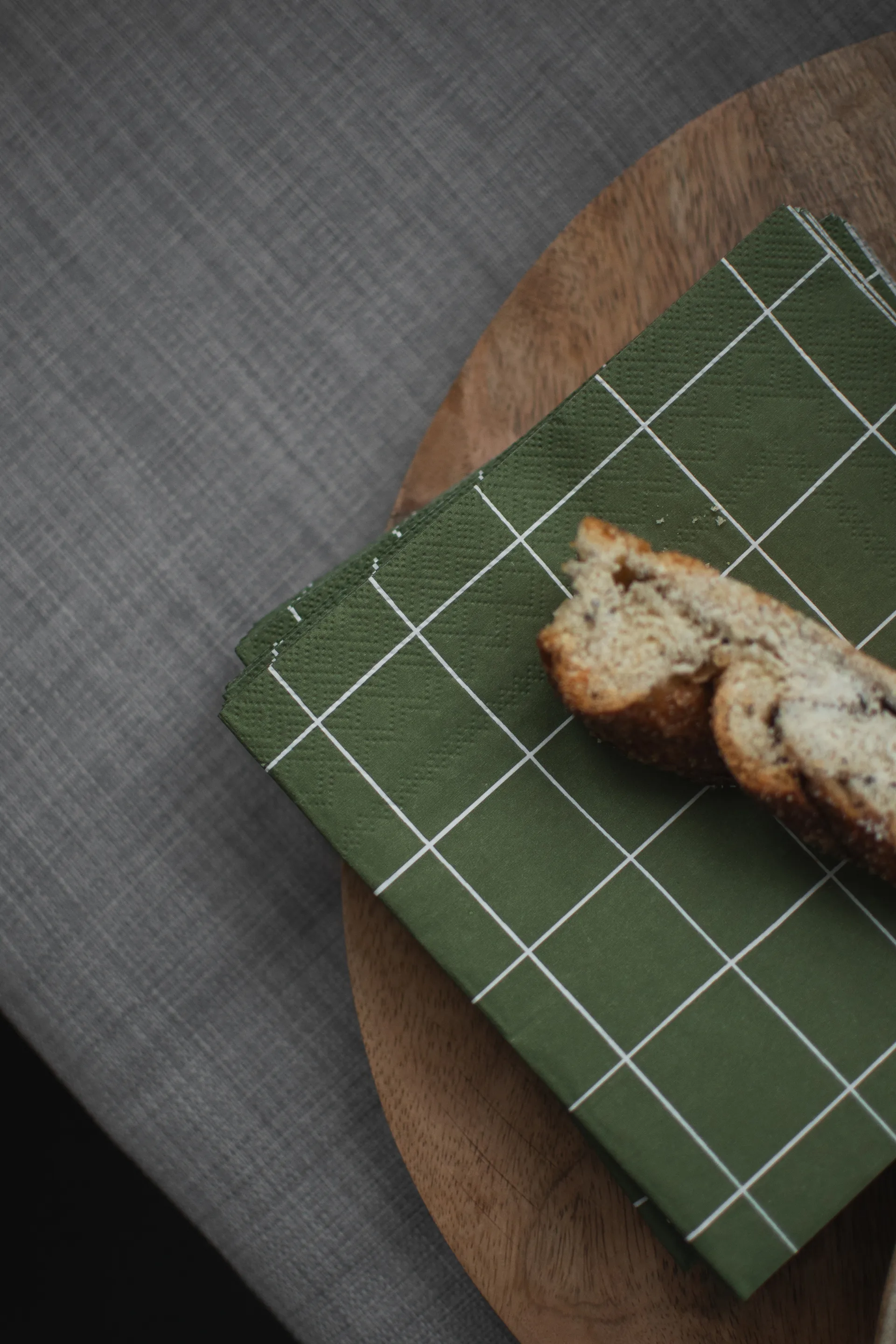 Servilleta de papel Square 33x33 cm paquete de 20, Verde DBKD