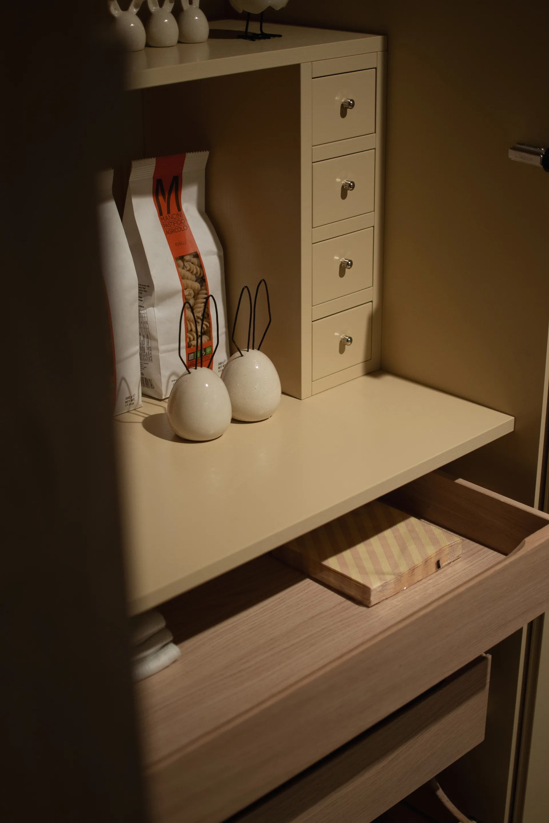 Servilleta de papel Stripe 33x33 cm  paquete de 20, Yellow DBKD