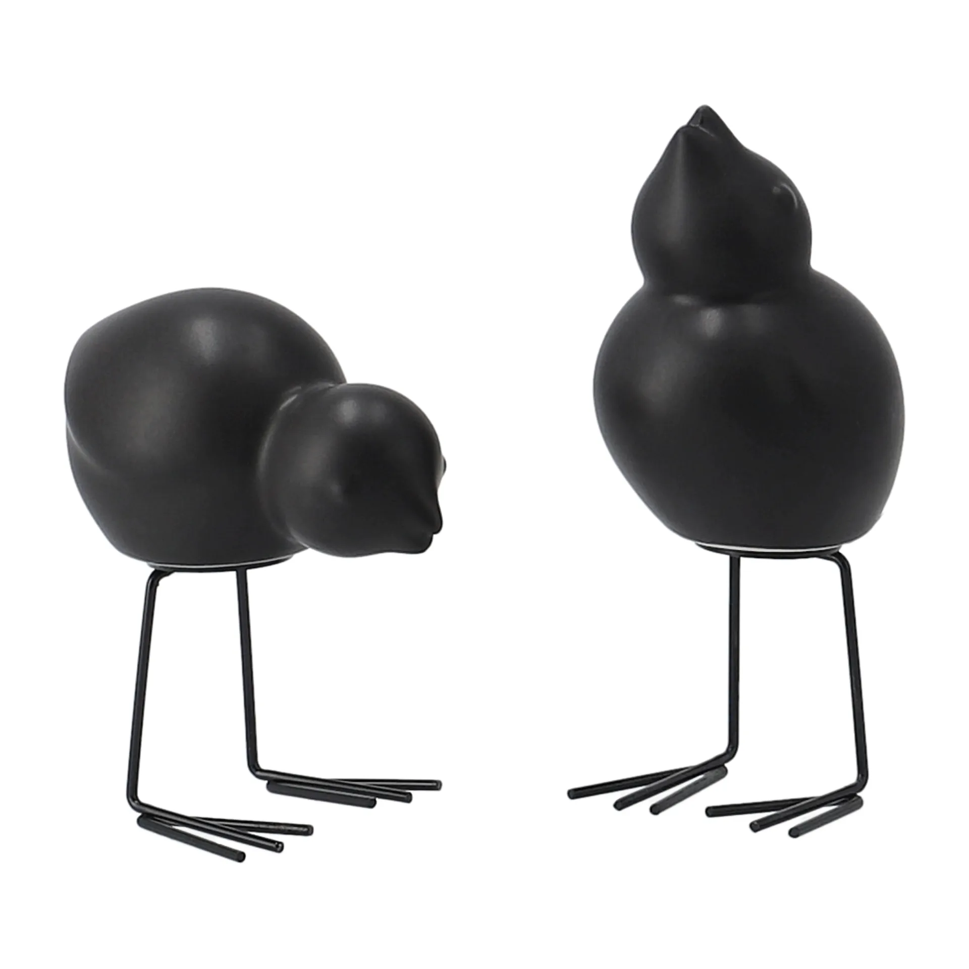 Set de 2 adornos de Pascua Swedish Birds DBKD, Black DBKD