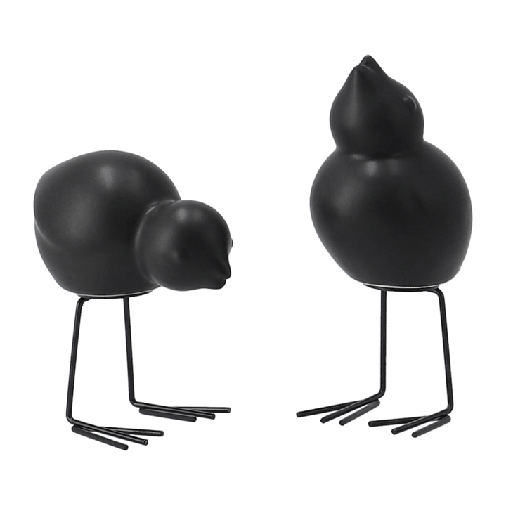 Set de 2 adornos de Pascua Swedish Birds DBKD, Black DBKD