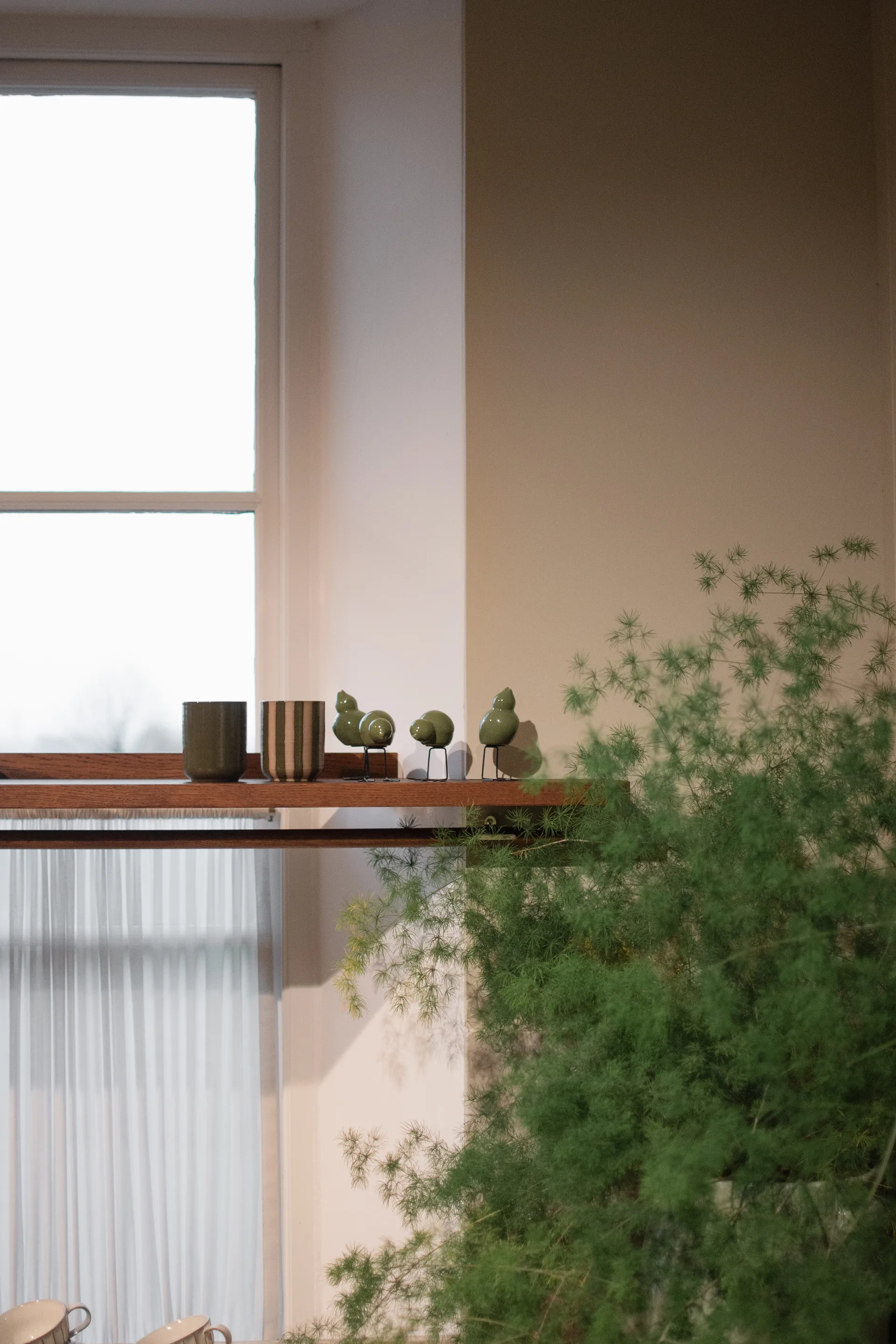 Set de 2 adornos de Pascua Swedish Birds DBKD, Shiny green DBKD