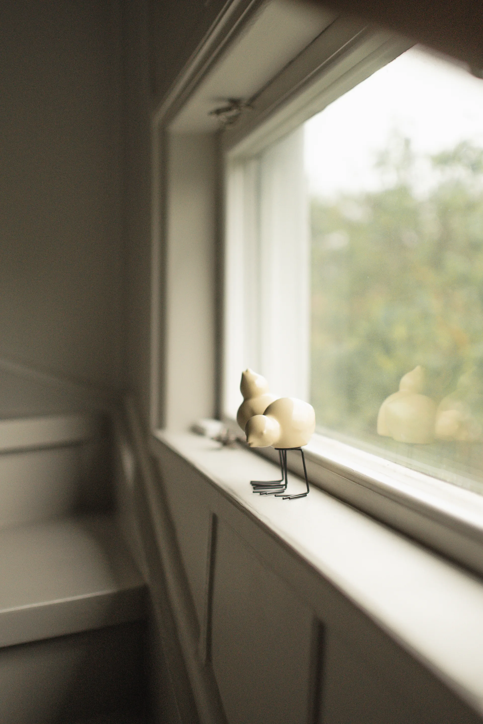 Set de 2 adornos de Pascua Swedish Birds DBKD, Shiny yellow DBKD