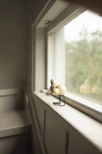 Set de 2 adornos de Pascua Swedish Birds DBKD - Shiny yellow - DBKD