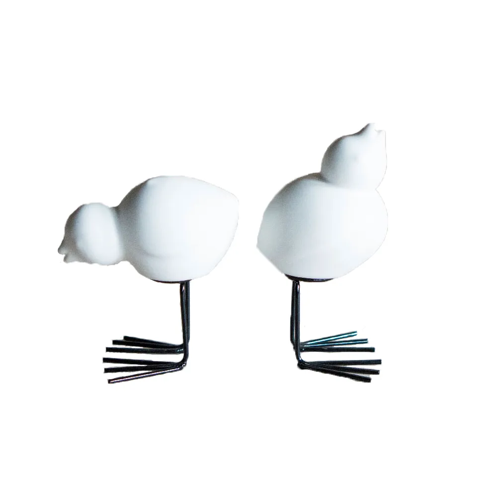 Set de 2 adornos de Pascua Swedish Birds DBKD, White DBKD