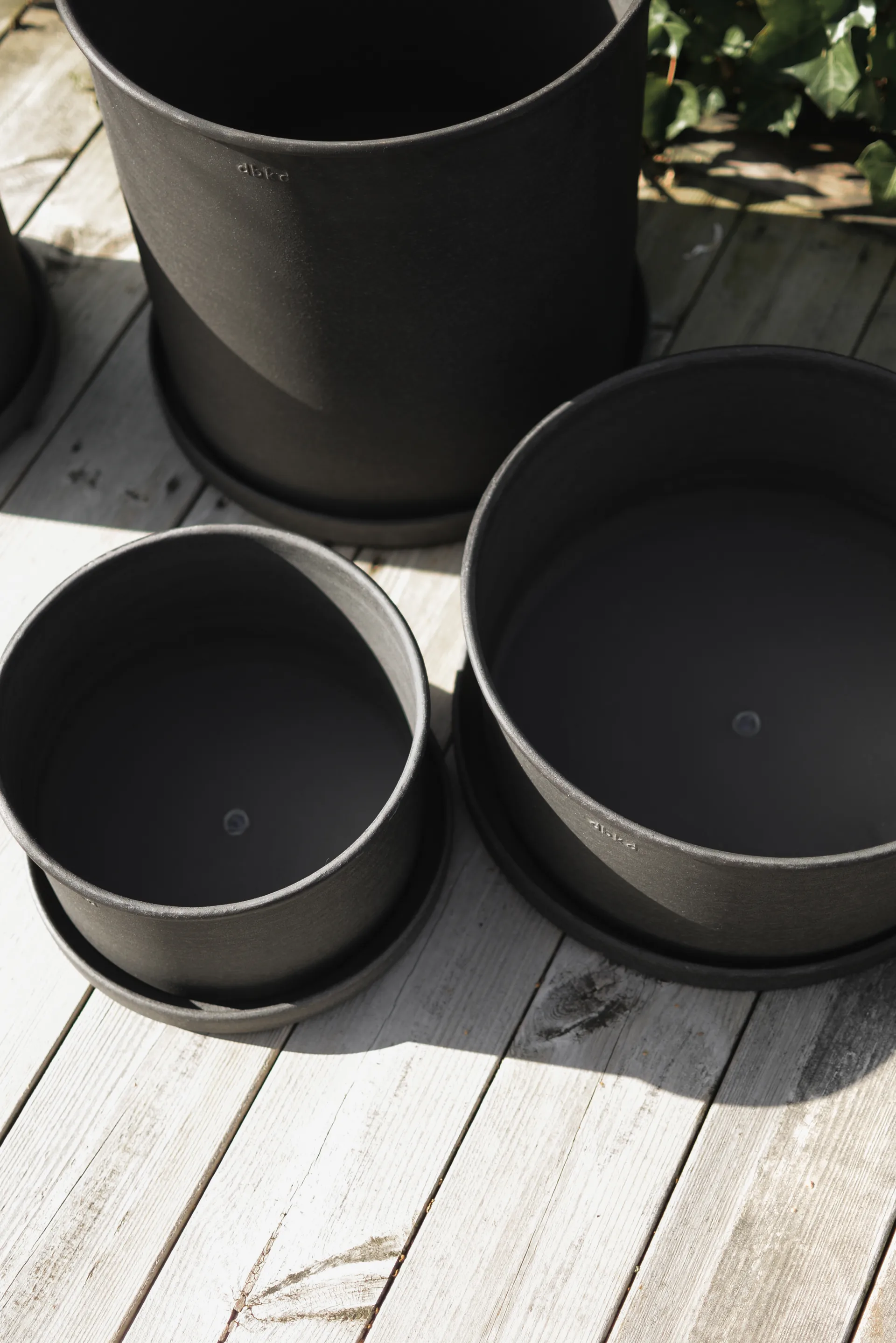 Set de 2 macetas Plant bowl, Black DBKD