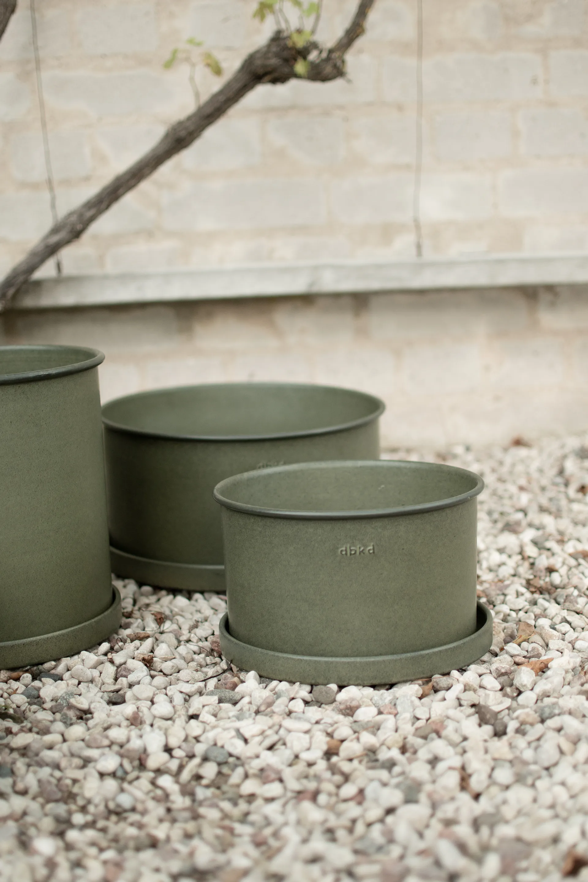 Set de 2 macetas Plant bowl, Green DBKD