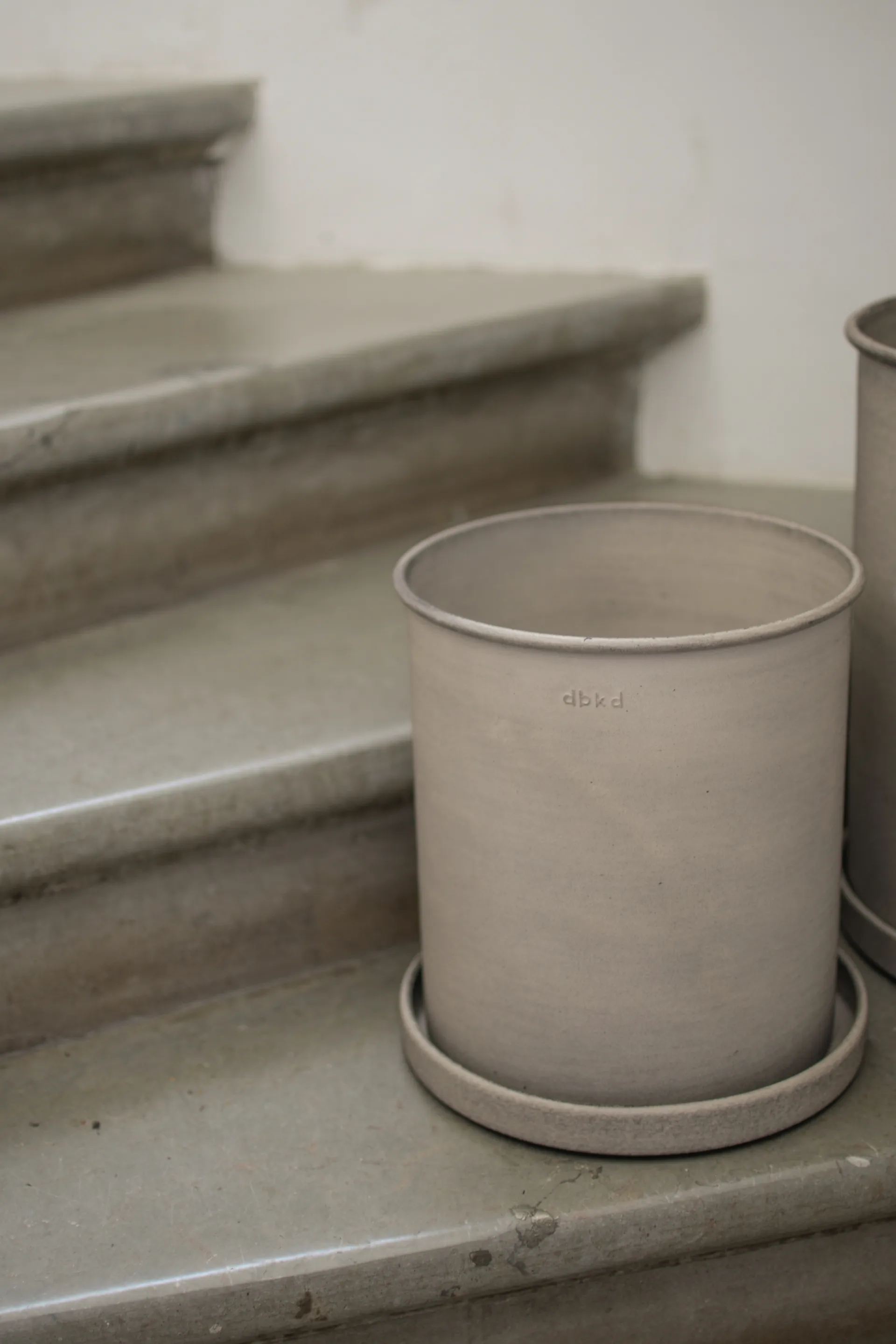 Set de 2 macetas Plant pot large, Beige DBKD