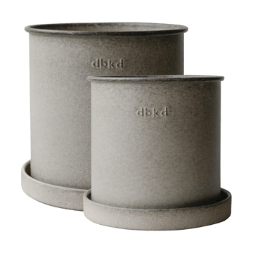 Set de 2 macetas Plant pot small - Beige - DBKD