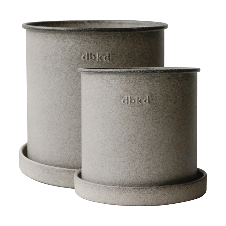 Set de 2 macetas Plant pot small - Beige - DBKD