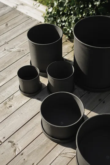 Set de 2 macetas Plant pot small - Black - DBKD